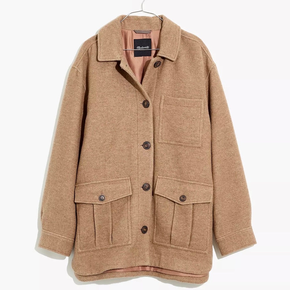 Madewell Belrose Shirt-Jacket, Medium
